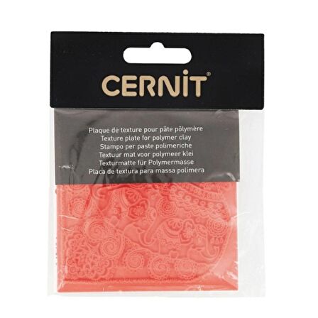 Cernit Silikon Desen Kalıbı 9x9cm (Paisley)