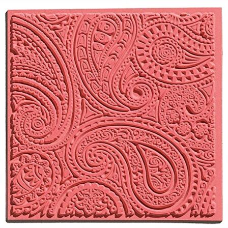 Cernit Silikon Desen Kalıbı 9x9cm (Paisley)