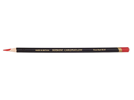 Derwent Chromaflow Kuru Boya Kalemi Pure Red 0510
