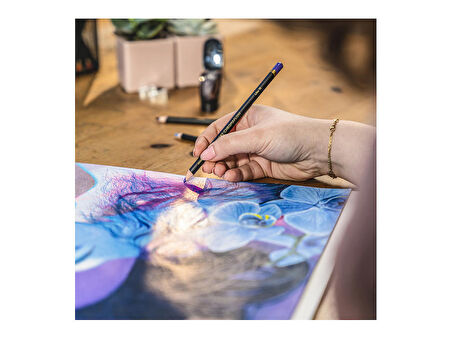Derwent Chromaflow Kuru Boya Kalemi Lilac 1000