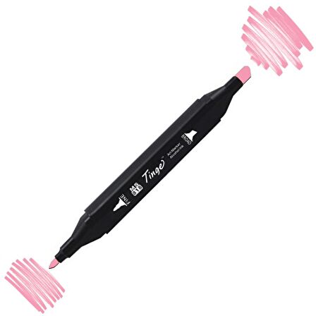 Tinge Twin Çift Uçlu Marker Kalemi Rp198 Thender Pink