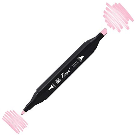 Tinge Twin Çift Uçlu Marker Kalemi Rp138 Light Pink