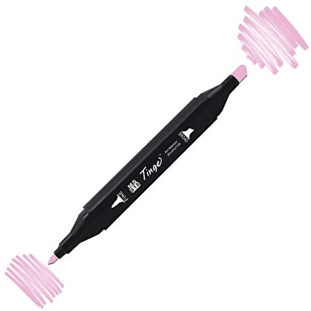 Tinge Twin Çift Uçlu Marker Kalemi P147 Pale Lilac