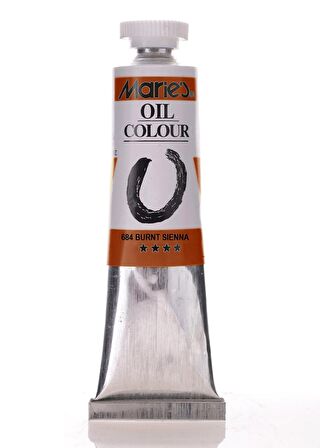 Maries Oil Colour Yağlı Boya 170ml 684 Burnt Sienna