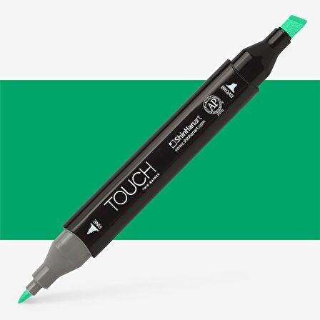 Shinhan Art Touch Twin Marker Pen : Çift Uçlu Marker Kalemi : EMERALD GREEN : G55