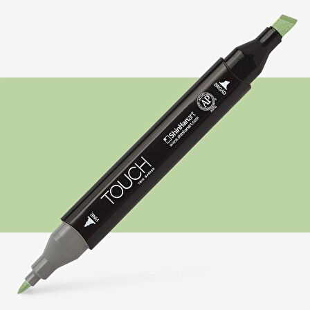 Shinhan Art Touch Twin Marker Pen : Çift Uçlu Marker Kalemi : LIME GREEN : GY175