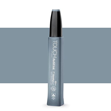 Shinhan Art Touch Twin Marker Refill İnk: Dolum Mürekkebi : 20ml : BG5 BLUE GREY