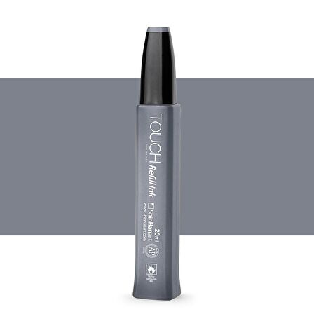 Shinhan Art Touch Twin Marker Refill İnk: Dolum Mürekkebi : 20ml : CG6 COOL GREY