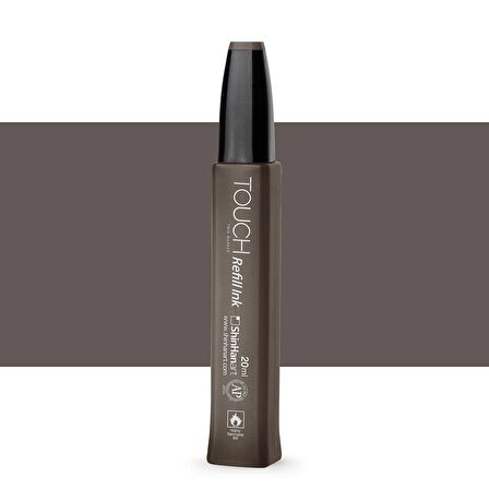 Shinhan Art Touch Twin Marker Refill İnk: Dolum Mürekkebi : 20ml : WG8 WARM GREY