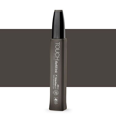 Shinhan Art Touch Twin Marker Refill İnk: Dolum Mürekkebi : 20ml : WG9 WARM GREY