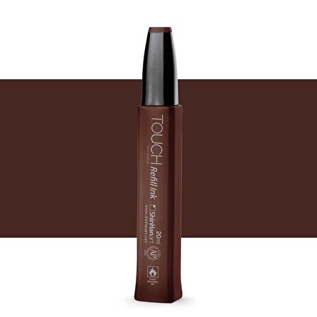 Shinhan Art Touch Twin Marker Refill İnk: Dolum Mürekkebi : 20ml : BR98 CHESTNUT BROWN