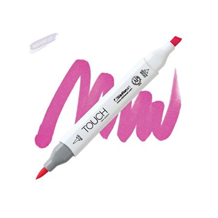 Shinhan Art TOUCH TWIN BRUSH PEN : Çift Taraflı Marker : RP6 Vivid pink