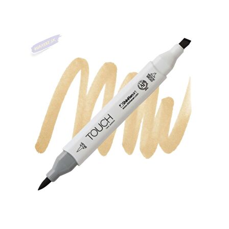 Shinhan Art TOUCH TWIN BRUSH PEN : Çift Taraflı Marker : BR114 Pale camel 
