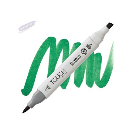 Shinhan Art TOUCH TWIN BRUSH PEN : Çift Taraflı Marker : G55 Emerald green