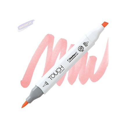 Shinhan Art TOUCH TWIN BRUSH PEN : Çift Taraflı Marker : R140 Light orange 