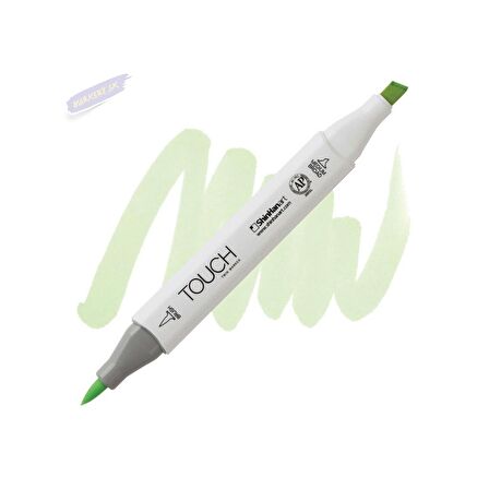 Shinhan Art TOUCH TWIN BRUSH PEN : Çift Taraflı Marker : GY173 Dim green