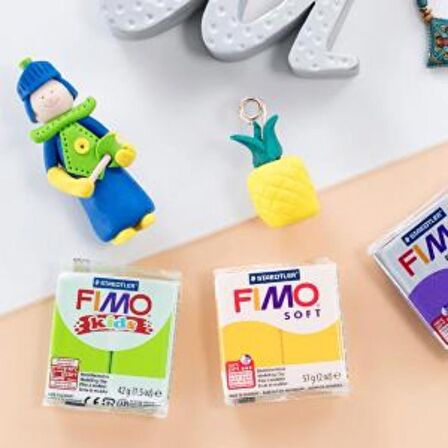 Staedtler Fimo Soft Polimer Kil 6'lı Set Ana Renkler