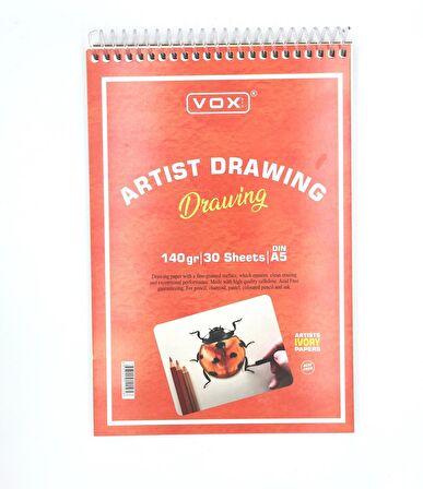 VOX Drawing Eskiz Defteri A5 140gr 30 Yaprak