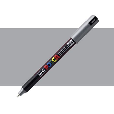 Uni Posca Marker Kalem PC-1MR (0.7mm) Gümüş