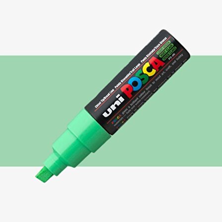 Uni Posca Marker Kalem PC-8K (8mm) Açık Yeşil