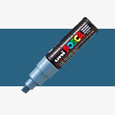 Uni Posca Marker Kalem PC-8K (8mm) Kurşun Gri