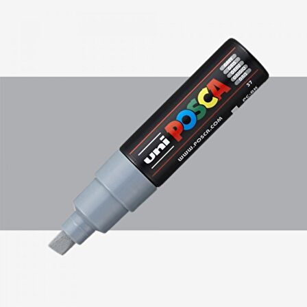 Uni Posca Marker Kalem PC-8K (8mm) Gri