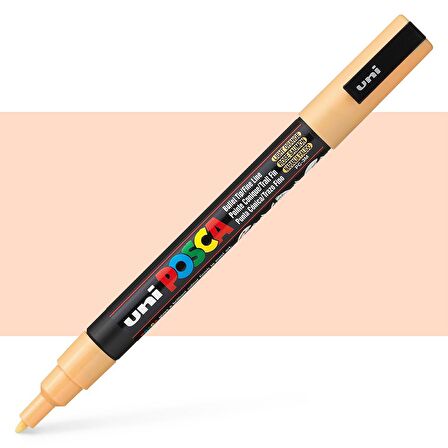 Uni Posca Marker PC-3M (0.9-1.3mm) Açık Turuncu