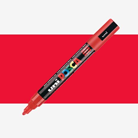 Uni Posca Marker PC-5M (1.8-2.5mm) Kırmızı