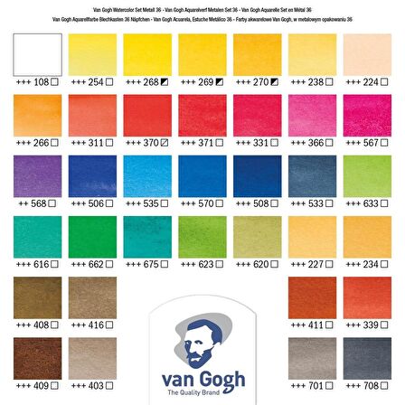 Van Gogh Yarım Tablet Suluboya Seti 36 Renk