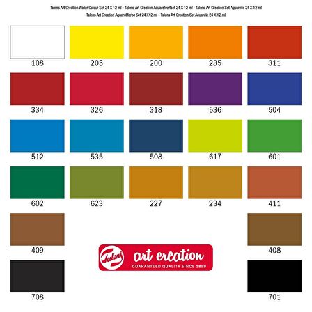 Talens Art Creation Sulu Boya Set 24x12ml