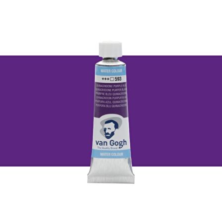 Van Gogh Tüp Suluboya - 593 Quinacridone Purple Blue - 10ml