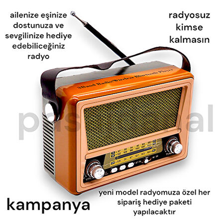 Nostaljik Bluetooth Radyo