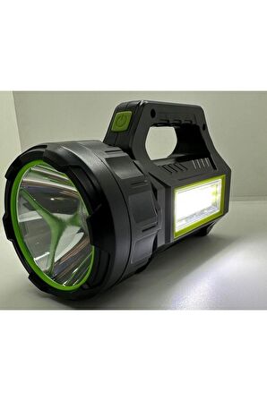 Ps-t95 10w Uzun Menzilli Solar Panelli Usb Ultra Güçlü Ledli Şarjlı Feneri