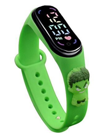 Hulk LED Saatler Süper Kahraman Çocuklar Reloj Dijital Saat (Yurt Dışından)