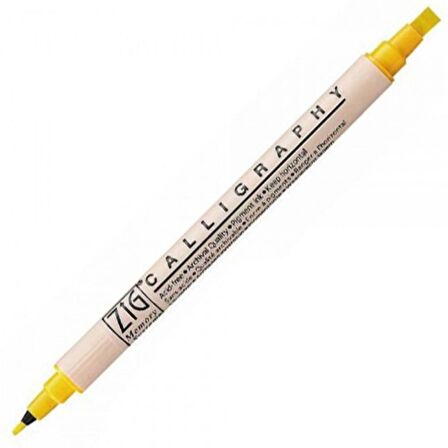 Zig Ms-3400 Marker Kaligrafi Kalemi Pure Yellow 050