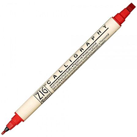 Zig Ms-3400 Marker Kaligrafi Kalemi Pure Red 020
