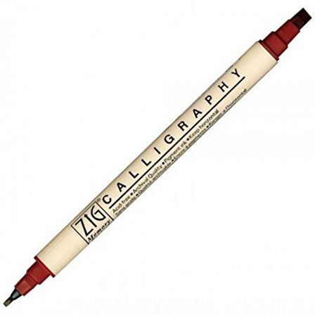 Zig Ms-3400 Marker Kaligrafi Kalemi Antique Burgundy 203