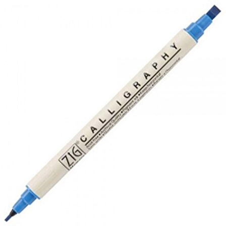 Zig Ms-3400 Marker Kaligrafi Kalemi Blue Jay 032