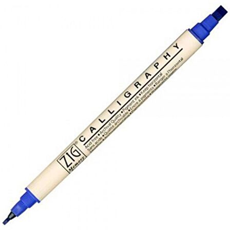 Zig Ms-3400 Marker Kaligrafi Kalemi Pure Blue 030