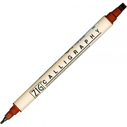 Zig Ms-3400 Marker Kaligrafi Kalemi Pure Brown 060