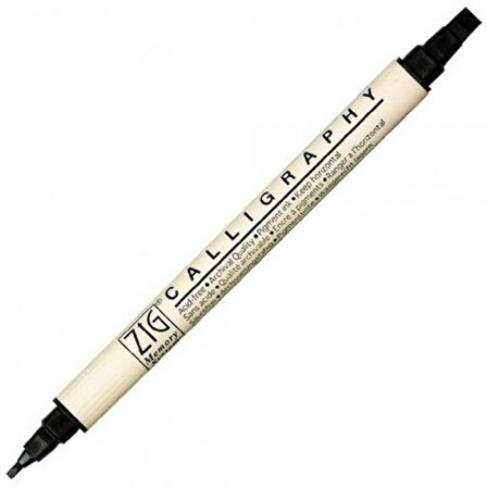 Zig Ms-3400 Marker Kaligrafi Kalemi Pure Black 010
