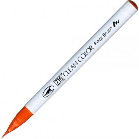 Zig Rb-6000At Clean Color Real Brush Pen Orange 070