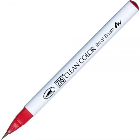 Zig Rb-6000At Clean Color Real Brush Pen Geranium Red 029