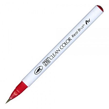 Zig Rb-6000At Clean Color Real Brush Pen Wine Red 024