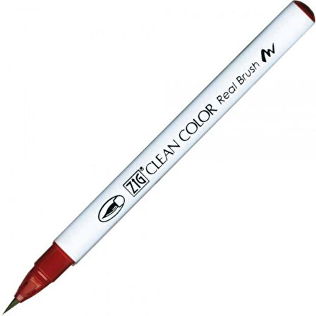 Zig Rb-6000At Clean Color Real Brush Pen Deep Red 260