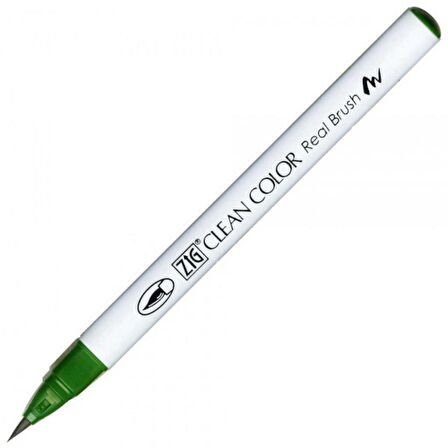 Zig Rb-6000At Clean Color Real Brush Pen Deep Green 044