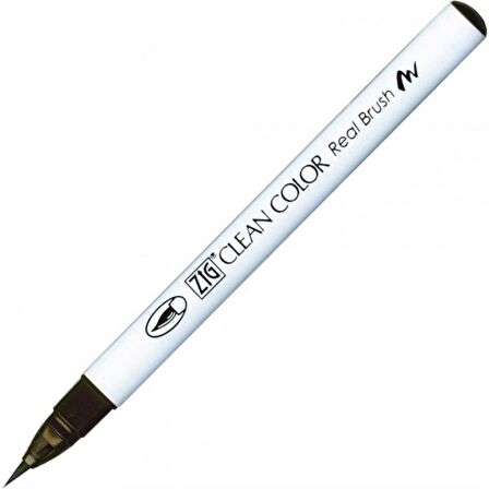 Zig Rb-6000At Clean Color Real Brush Pen Deep Brown 068