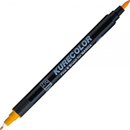 Zig Kurecolor Fine & Brush for Manga - Cadmium Orange 406