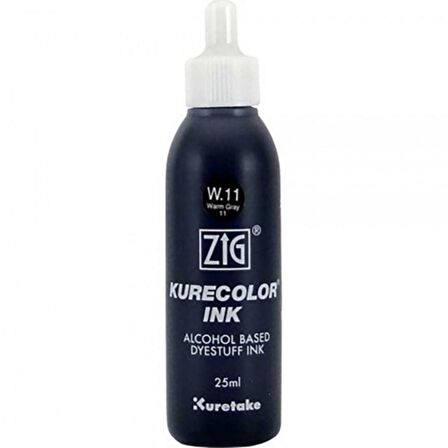 Zig Kurecolor Refill Ink Mürekkep 25ml W11 Warm Gray 11