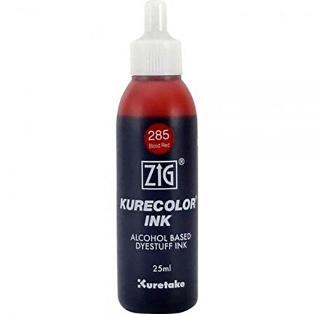 Zig Kurecolor Refill Ink Mürekkep 25ml 285 Blood Red